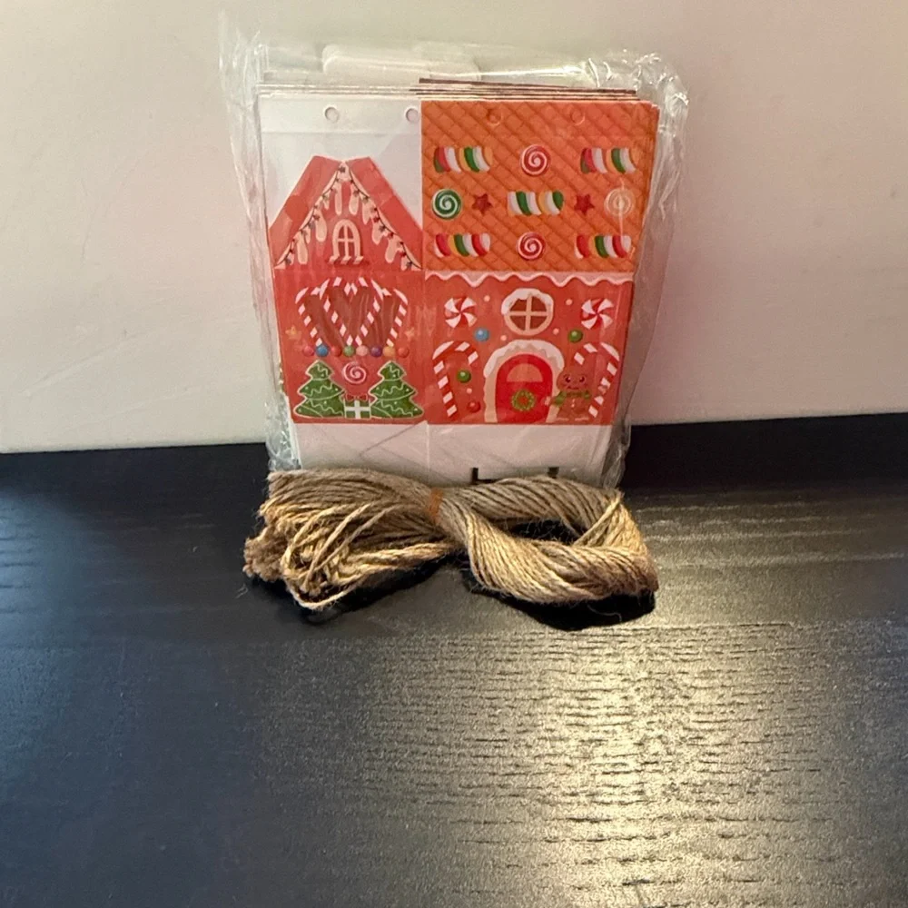 48 Pcs Christmas Treat Boxes House Mini Christmas Party Favor Box